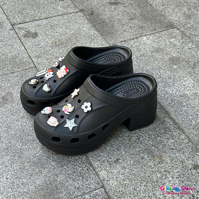 Dép Sục Đúc Nguyên Khối Đế Cao 9cm EVA Êm Nhẹ (Tặng 10 Sticker Tùy Chọn) - Ảnh 2